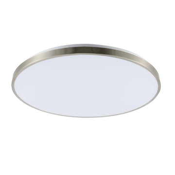 Astrid 21.25" Modern Minimalist Iron Circle Integrated LED Flush Mount - JONATHAN Y